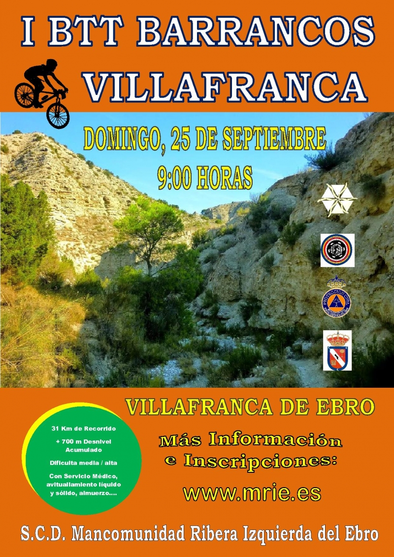I BTT BARRANCOS VILLAFRANCA  (SUSPENDIDA) - Inscríbete