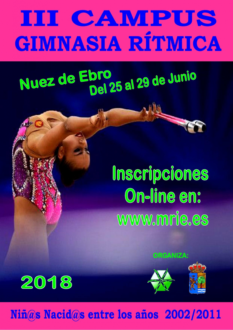 III CAMPUS DE GIMNASIA RÍTMICA - Register