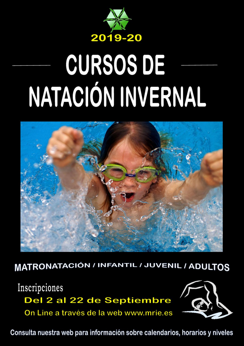 CURSOS DE NATACIÓN INVERNAL 2019/20 - Inscríbete