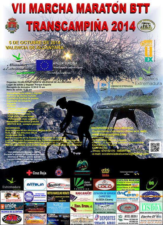 BTT TRANSCAMPIÑA 2014 - Register