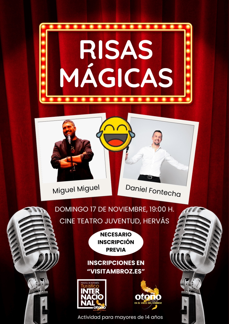 RISAS MÁGICAS  (MONÓLOGOS) - Inscriu-te
