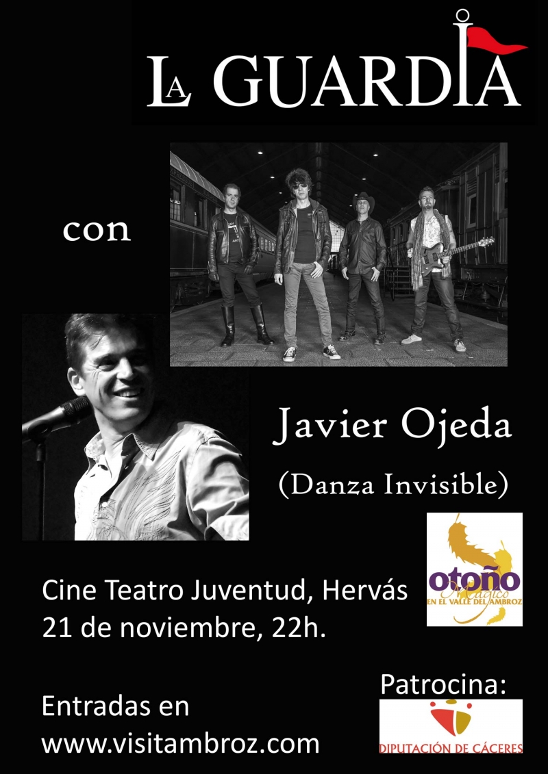 CONCIERTO. LA GUARDIA CON JAVIER OJEDA (DANZA INVISIBLE) - Inscríbete