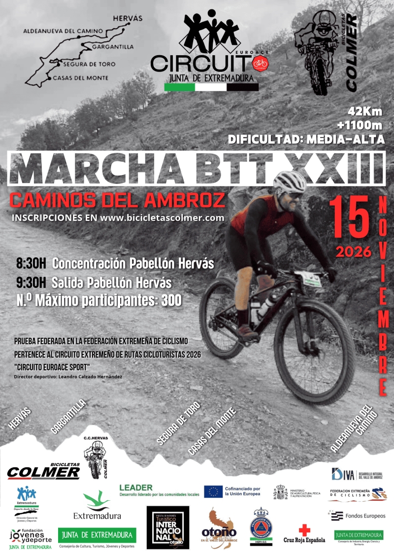 XXIII MARCHA BTT CAMINOS DEL AMBROZ  26 - Inscríbete