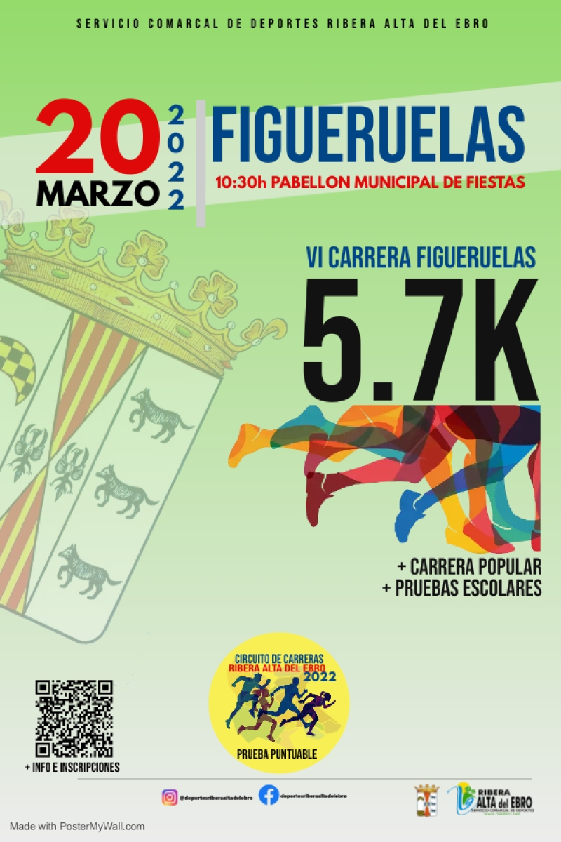 VI CARRERA POPULAR FIGUERUELAS - Inscríbete