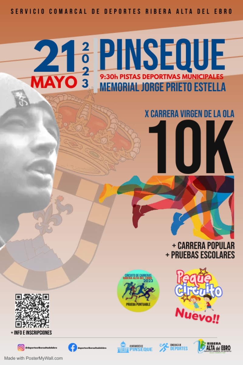 X CARRERA POPULAR VIRGEN DE LA OLA. MEMORIAL JORGE PRIETO ESTELLA. PINSEQUE - Inscriu-te