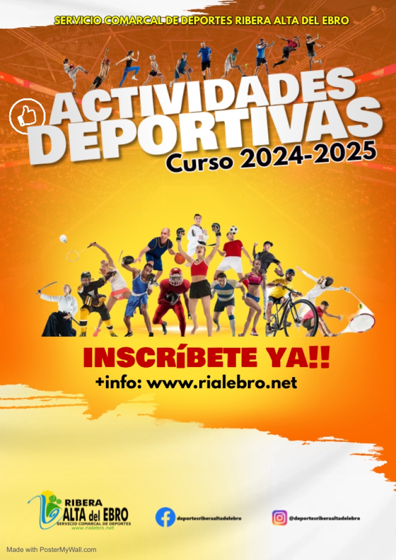 ACTIVIDADES PINSEQUE 2024/25 - Inscríbete