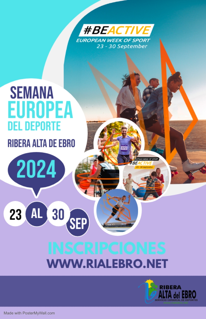SEMANA EUROPEA DEL DEPORTE RIBERA ALTA DEL EBRO 2024 - Inskriba zaitez