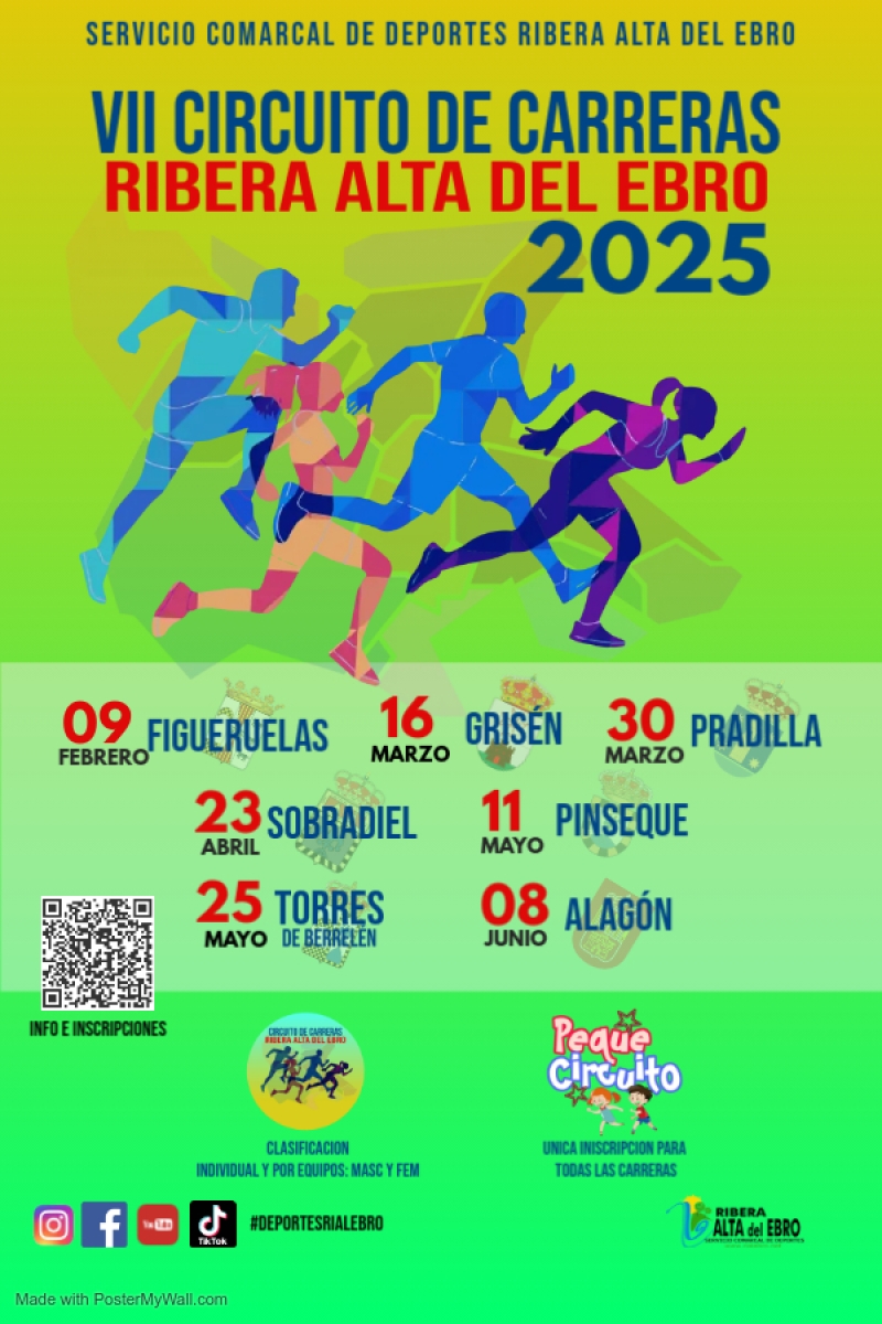 VII CIRCUITO DE CARRERAS RIBERA ALTA DEL EBRO 2025 - Inscríbete