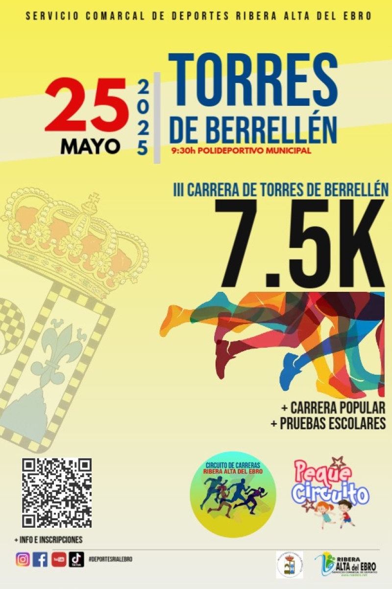 III CARRERA TORRES DE BERRELLÉN - Inscríbete