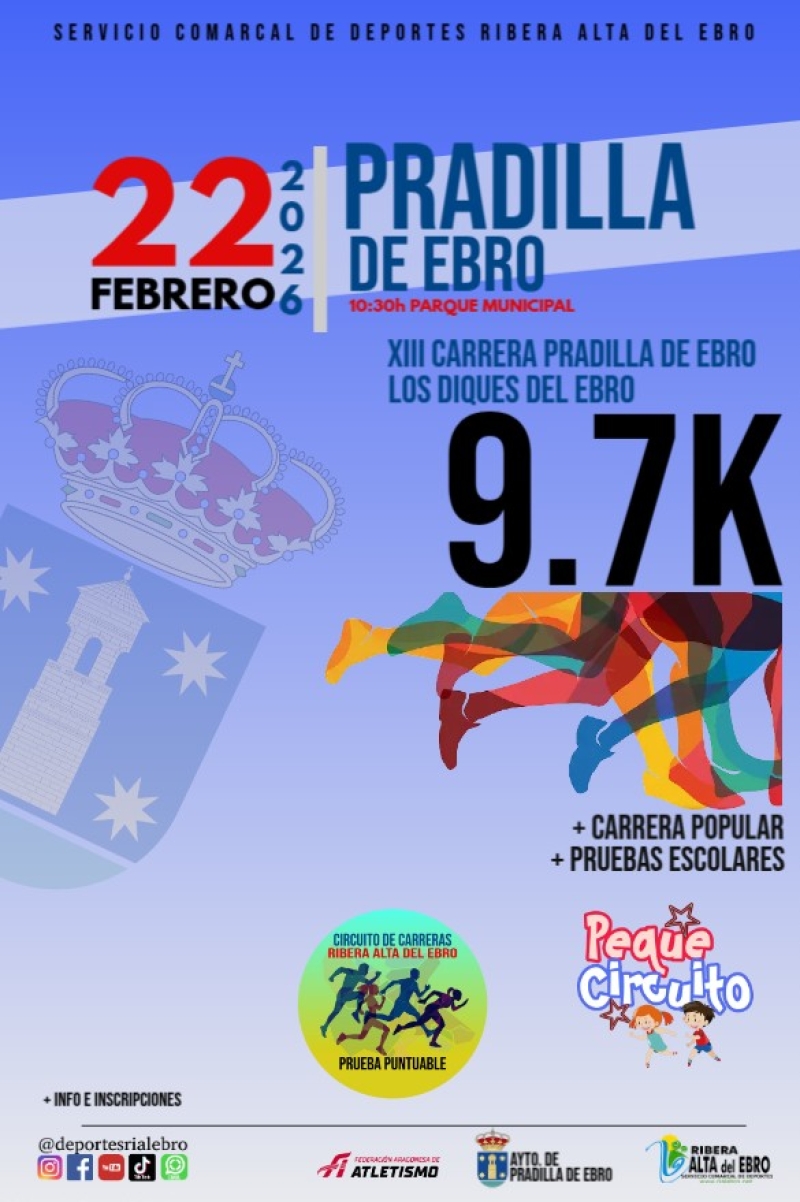 XIII CARRERA PRADILLA DE EBRO - Inscríbete