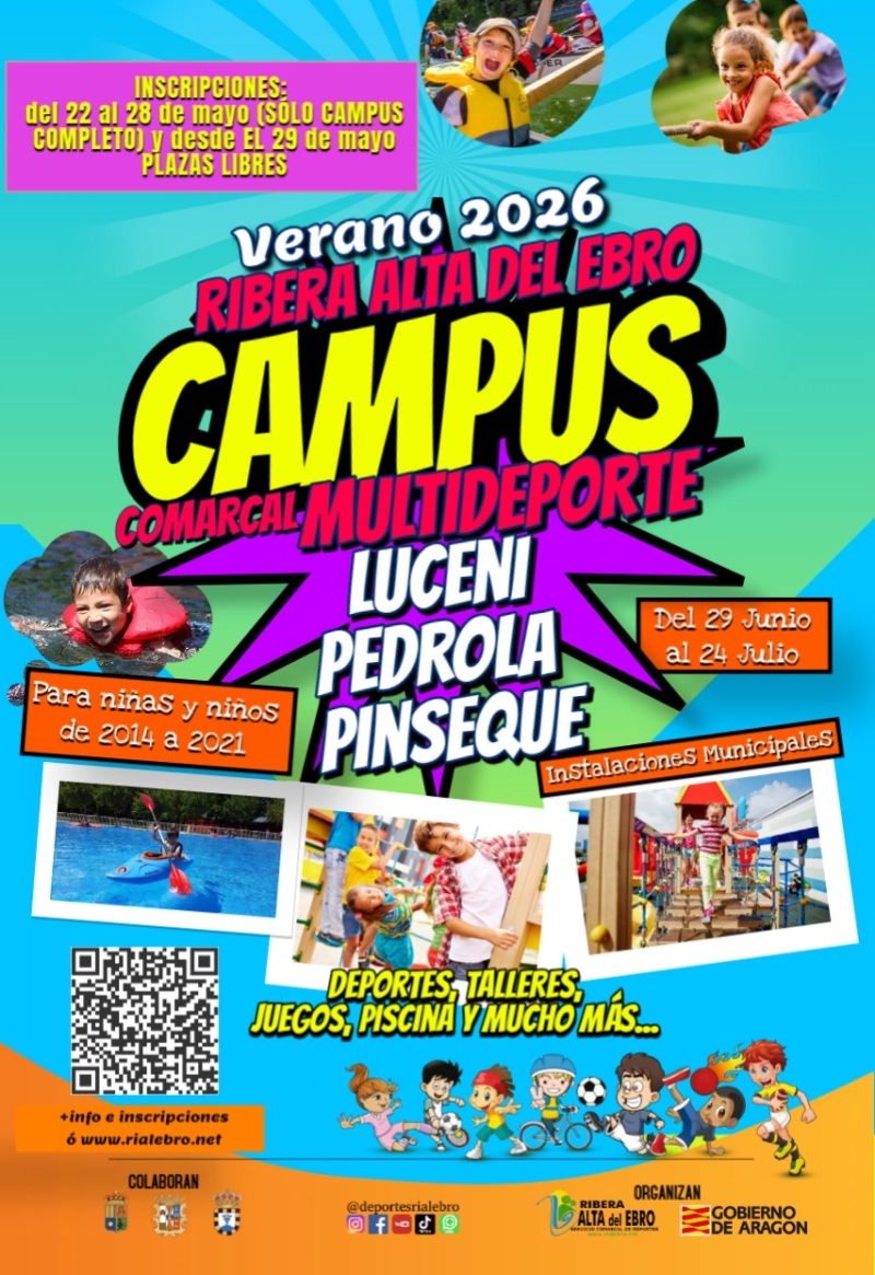 CAMPUS DEPORTIVO COMARCAL 2026 - Inscríbete