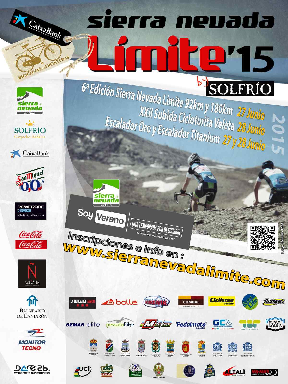 SIERRA NEVADA LÍMITE BY SOLFRÍO - SUBIDA VELETA 2015 - Iscriviti