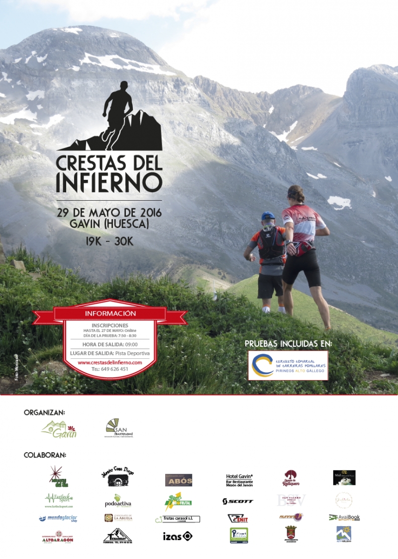 CRESTAS DEL INFIERNO 2016 - Inscríbete