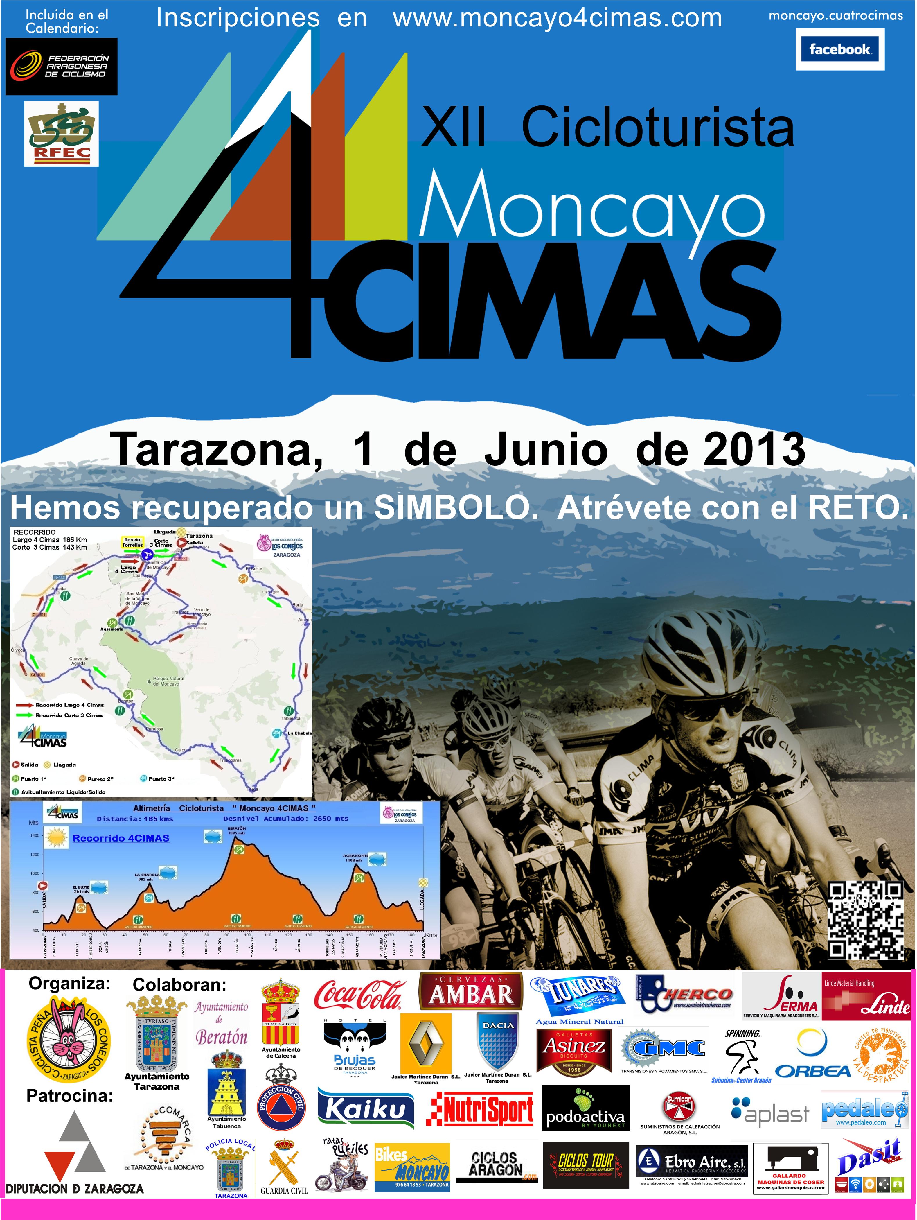 XII MONCAYO 4CIMAS - Inscris-toi