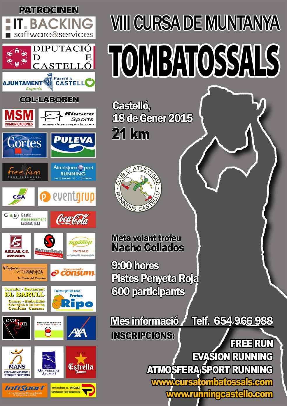 VIII CURSA MUNTANYA TOMBATOSSALS - Inscris-toi