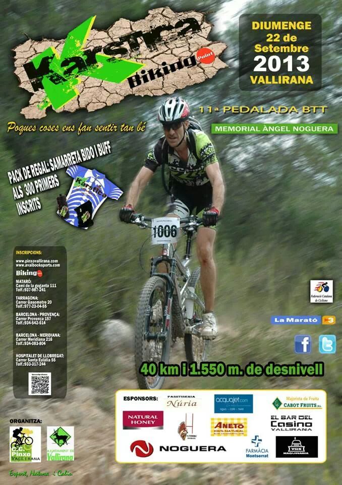 11ª PEDALADA BTT  DE VALLIRANA 