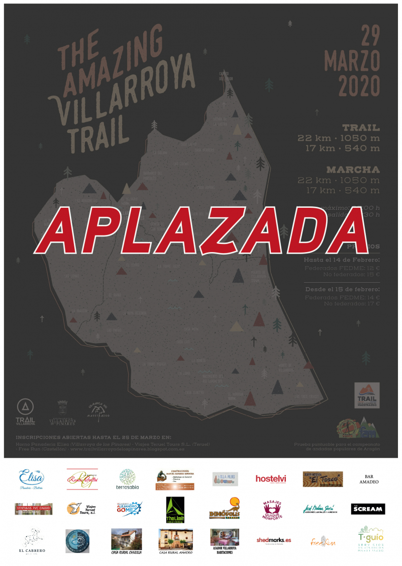 V TRAIL VILLARROYA DE LOS PINARES - Inscríbete