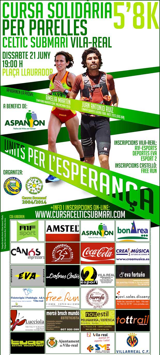 CURSA SOLIDARIA CELTIC SUBMARÍ - Inskriba zaitez