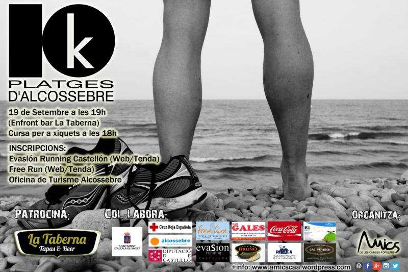 10K PLATGES D'ALCOSSEBRE - Inscriu-te