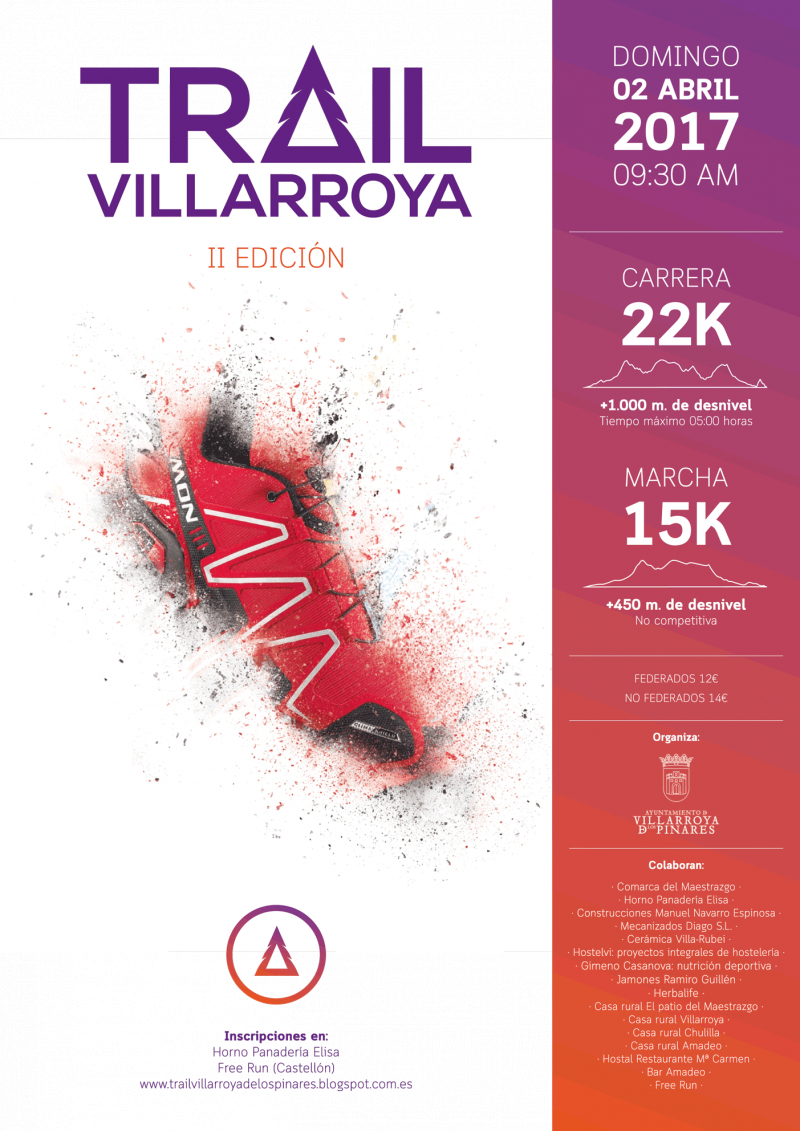 II TRAIL VILLARROYA DE LOS PINARES - Inscríbete