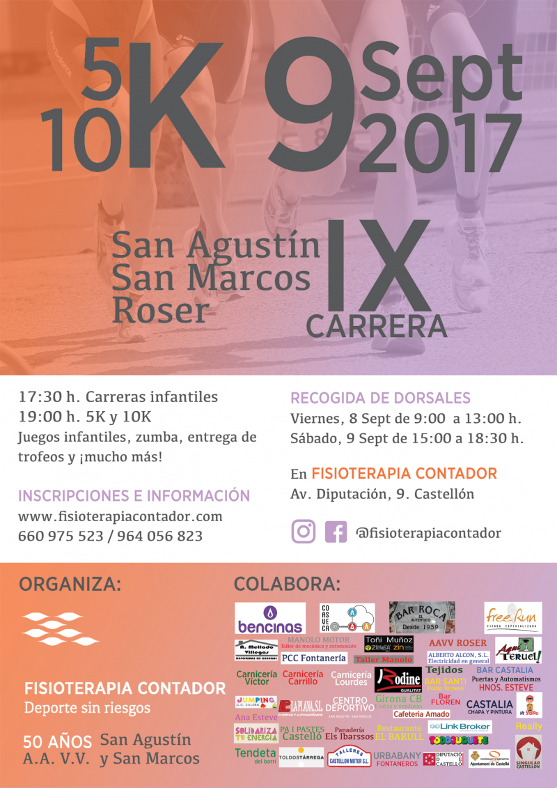 5KM-10KM SAN AGUSTIN Y SAN MARCOS-ROSER - Inskriba zaitez