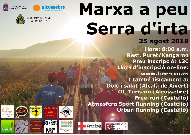 XIV MARXA A PEU SERRA D'IRTA - Register