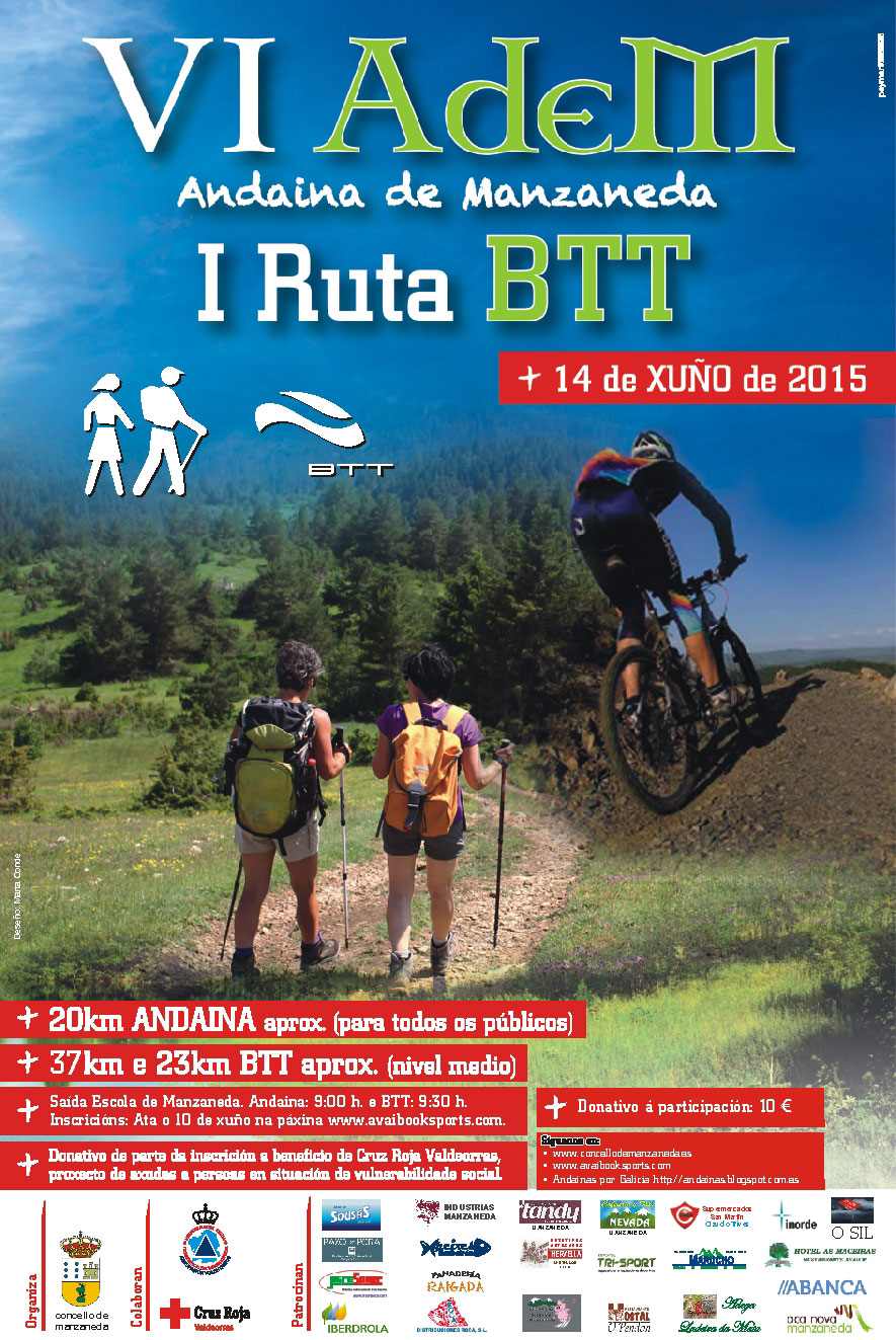 VI ANDAINA MANZANEDA Y I RUTA BTT - Inscreva-se