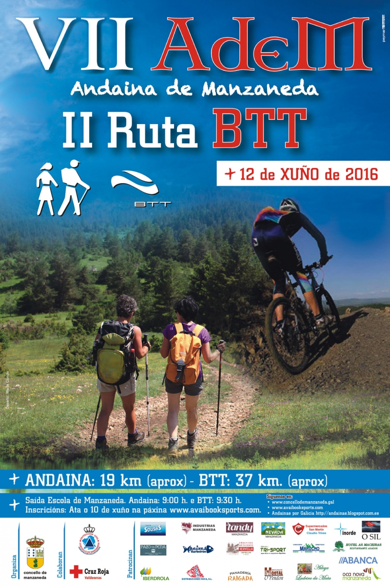 VII ANDAINA MANZANEDA Y II RUTA BTT  - Register