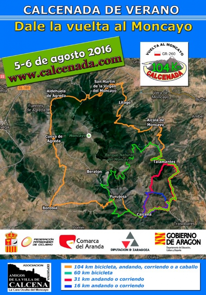 XV CALCENADA-VUELTA AL MONCAYO 2016 - Inskriba zaitez