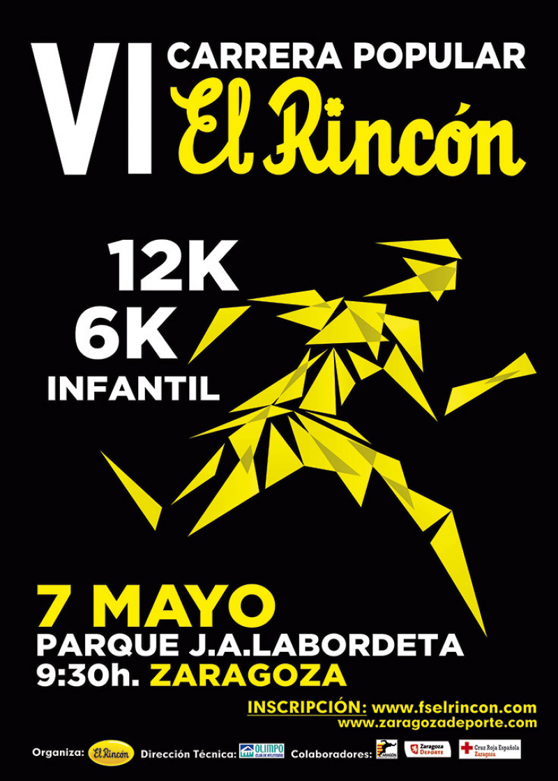 VI CARRERA POPULAR EL RINCÓN 2017 - Inskriba zaitez