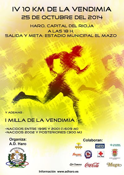 IV 10 KM DE LA VENDIMIA - Prijava