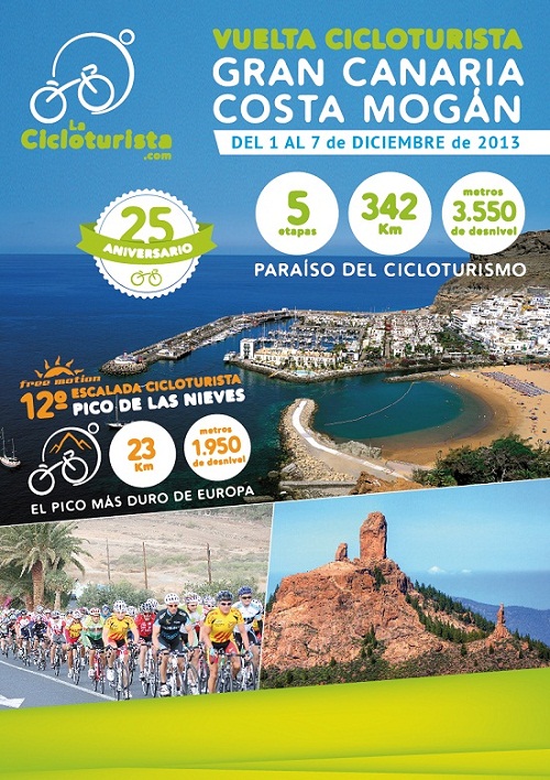 VUELTA CICLOTURISTA GRAN CANARIA - COSTA MOGAN / ETAPAS SUELTAS - Inscríbete