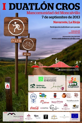 I DUATLÓN CROS MANCOMUNIDAD DE MONCALVILLO - Inscríbete