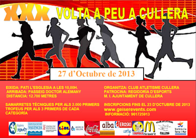 XXX VUELTA A PIE A CULLERA - Inscriu-te