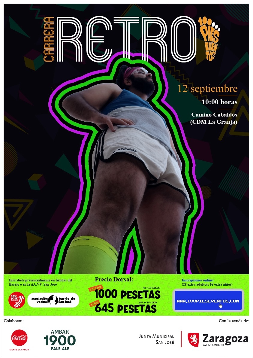 CARRERA RETRO 100 PIES EVENTOS - Prijava