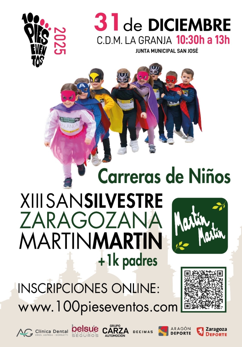 XIII SAN SILVESTRE INFANTIL MARTÍN MARTÍN 2025 - Inscreva-se