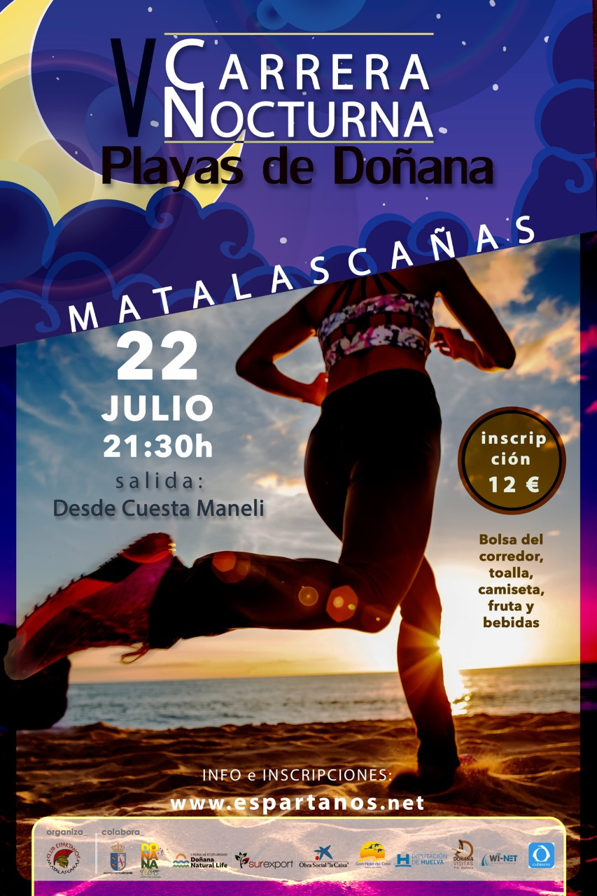 V CARRERA NOCTURNA PLAYAS DE DOÑANA, MATALASCAÑAS - Inscriu-te