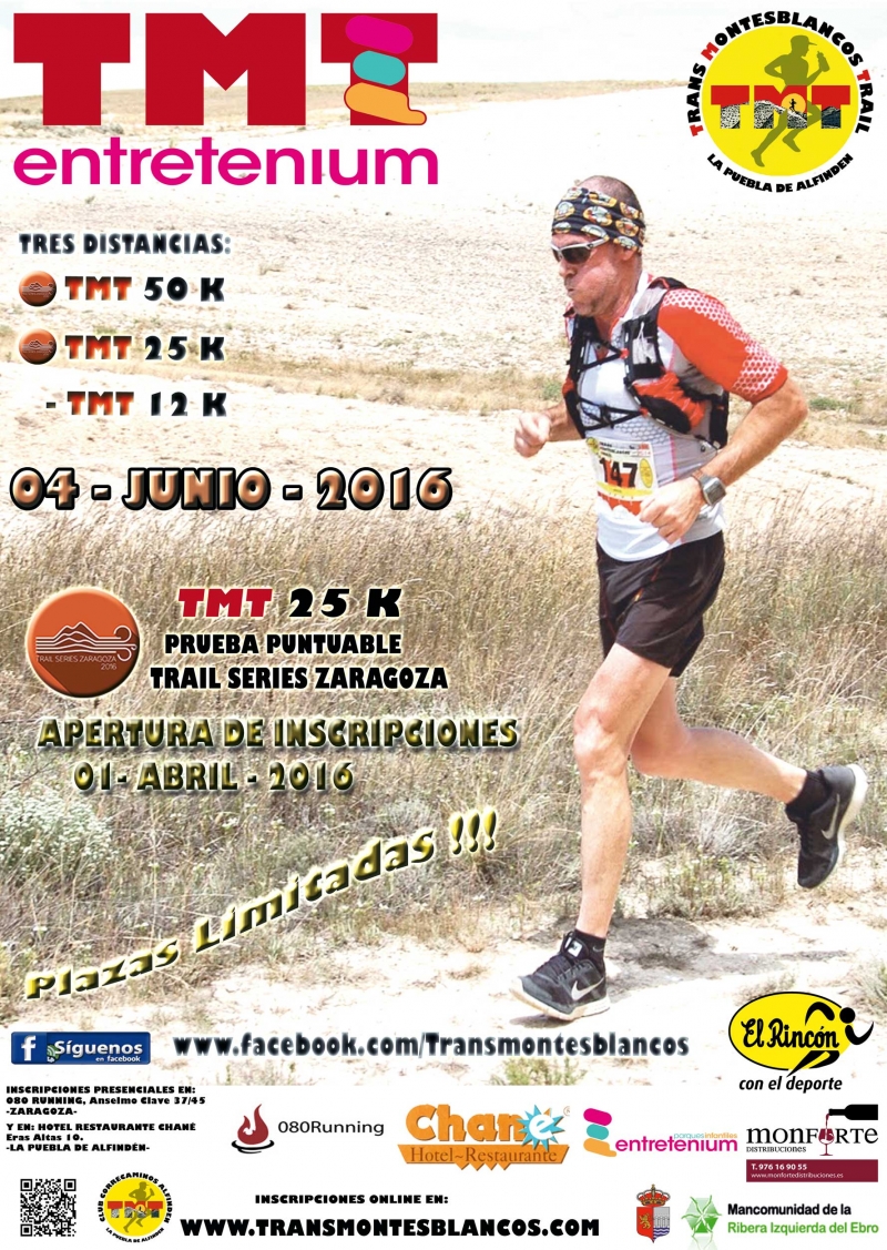 TRANSMONTESBLANCOS TRAIL - ENTRETENIUM 2016 - Inscríbete
