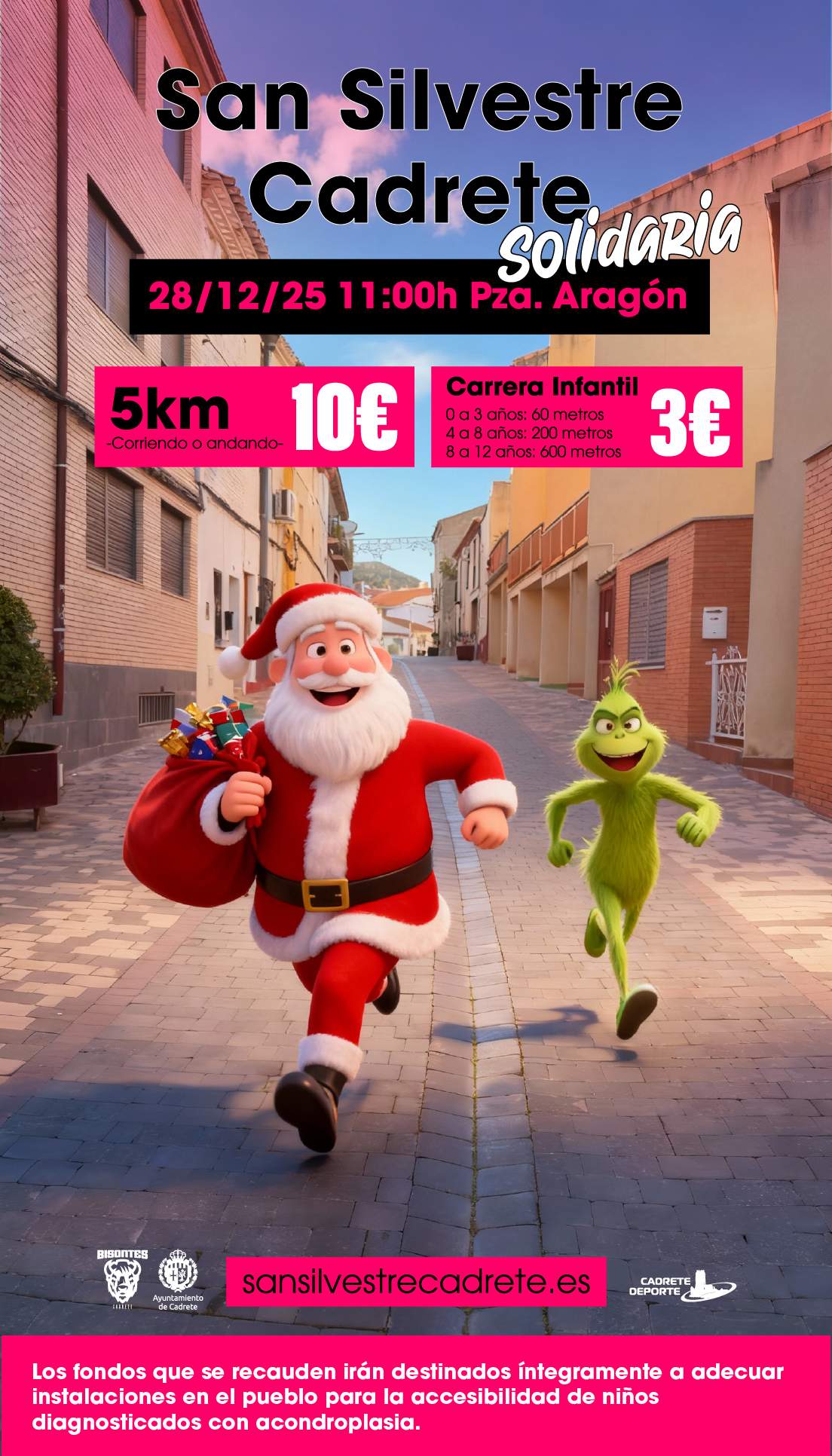 SAN SILVESTRE SOLIDARIA DE CADRETE 2025 - Inscríbete