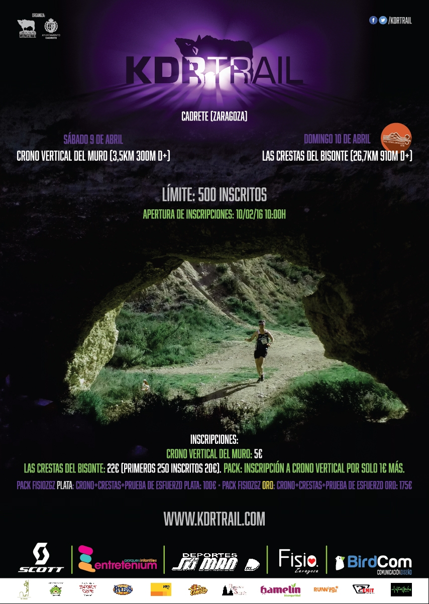 KDRTRAIL 2016 - Inscríbete