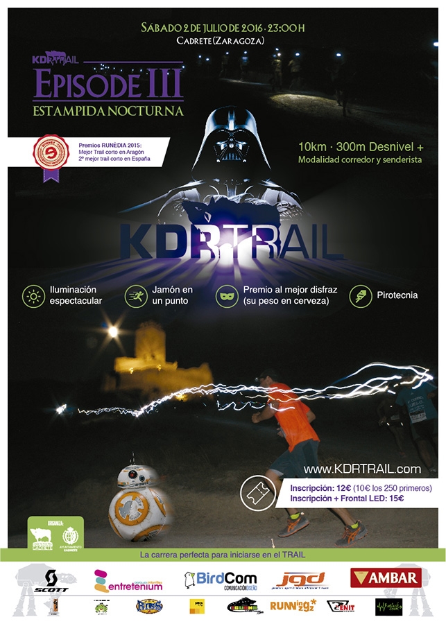 KDRTRAIL 2016: ESTAMPIDA NOCTURNA - Zur Anmeldung