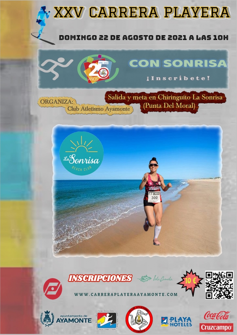 XXV CARRERA PLAYERA AYAMONTE - Inscreva-se