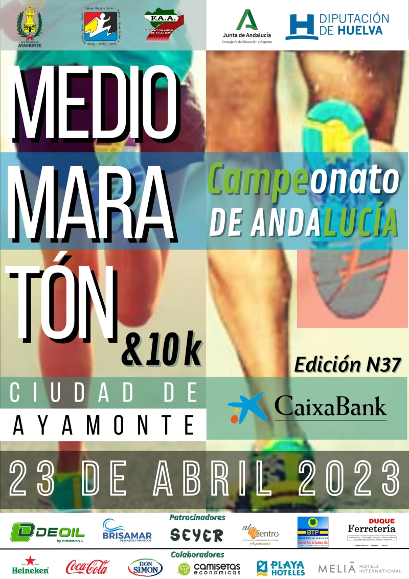 MEDIO MARATÓN CIUDAD DE AYAMONTE, K10 Y CAMPEONATO DE ANDALUCIA DE MEDIO MARATÓN - Inscríbete