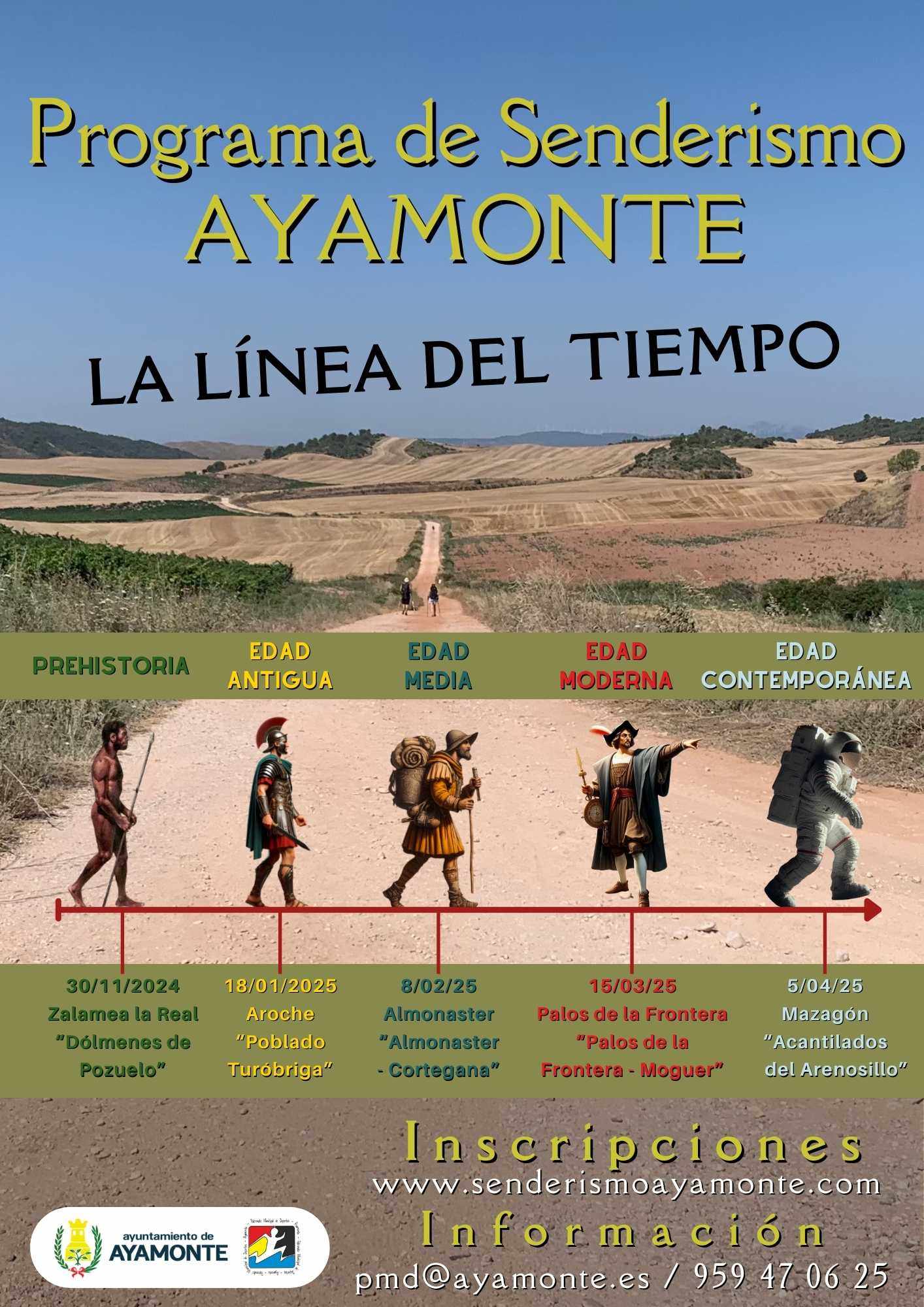 PROGRAMA RUTAS DE SENDERISMO  - AROCHE 18/01/2025 - Register