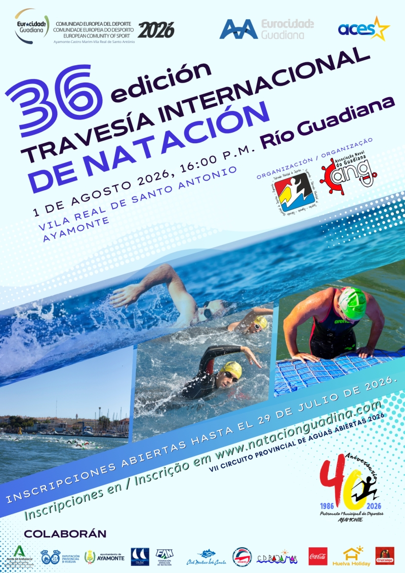 TRAVESÍA INTERNACIONAL DE NATACIÓN RÍO GUADIANA 2026 - Inscríbete