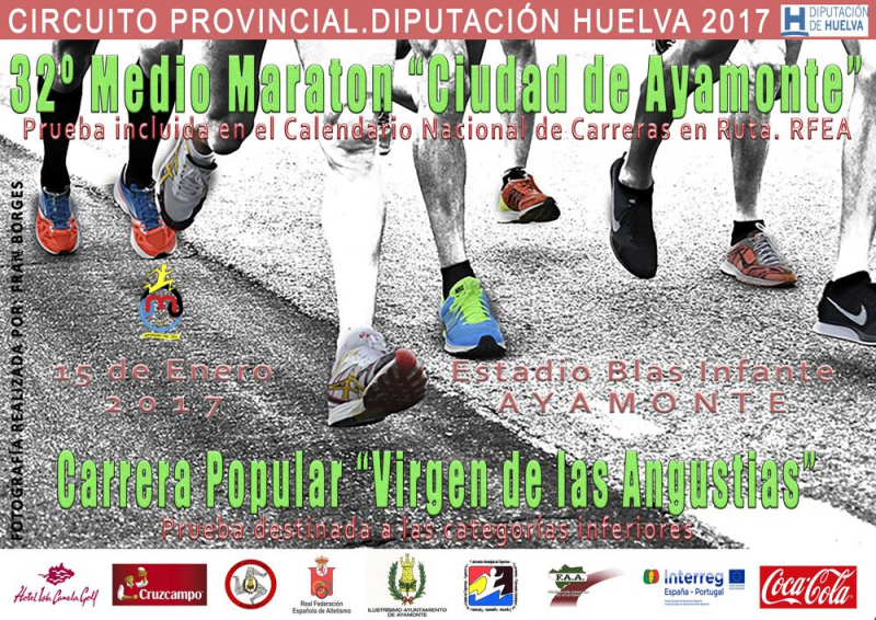 MEDIO MARATÓN CIUDAD DE AYAMONTE - Inscríbete