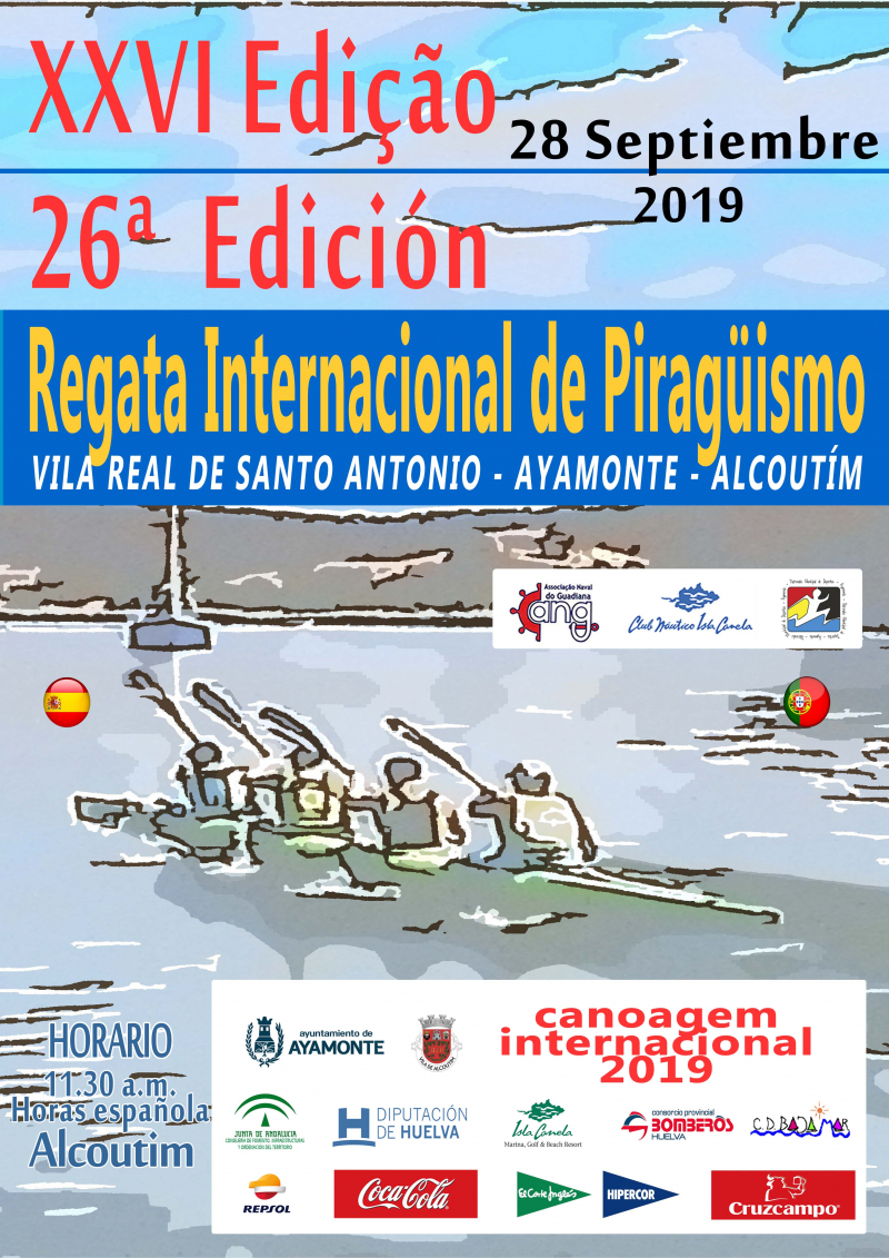 REGATA INTERNACIONAL DE PIRAGUISMO RIO GUADIANA 2019 - Zur Anmeldung