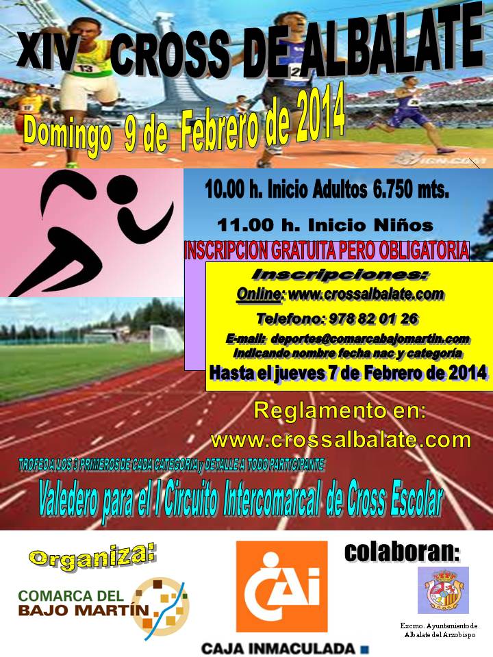 XIV CROSS DE ALBALATE - Register