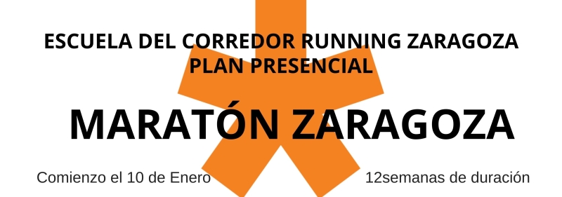 ENTRENAMIENTO AVANZADO MARATÓN DE ZARAGOZA - Prijava