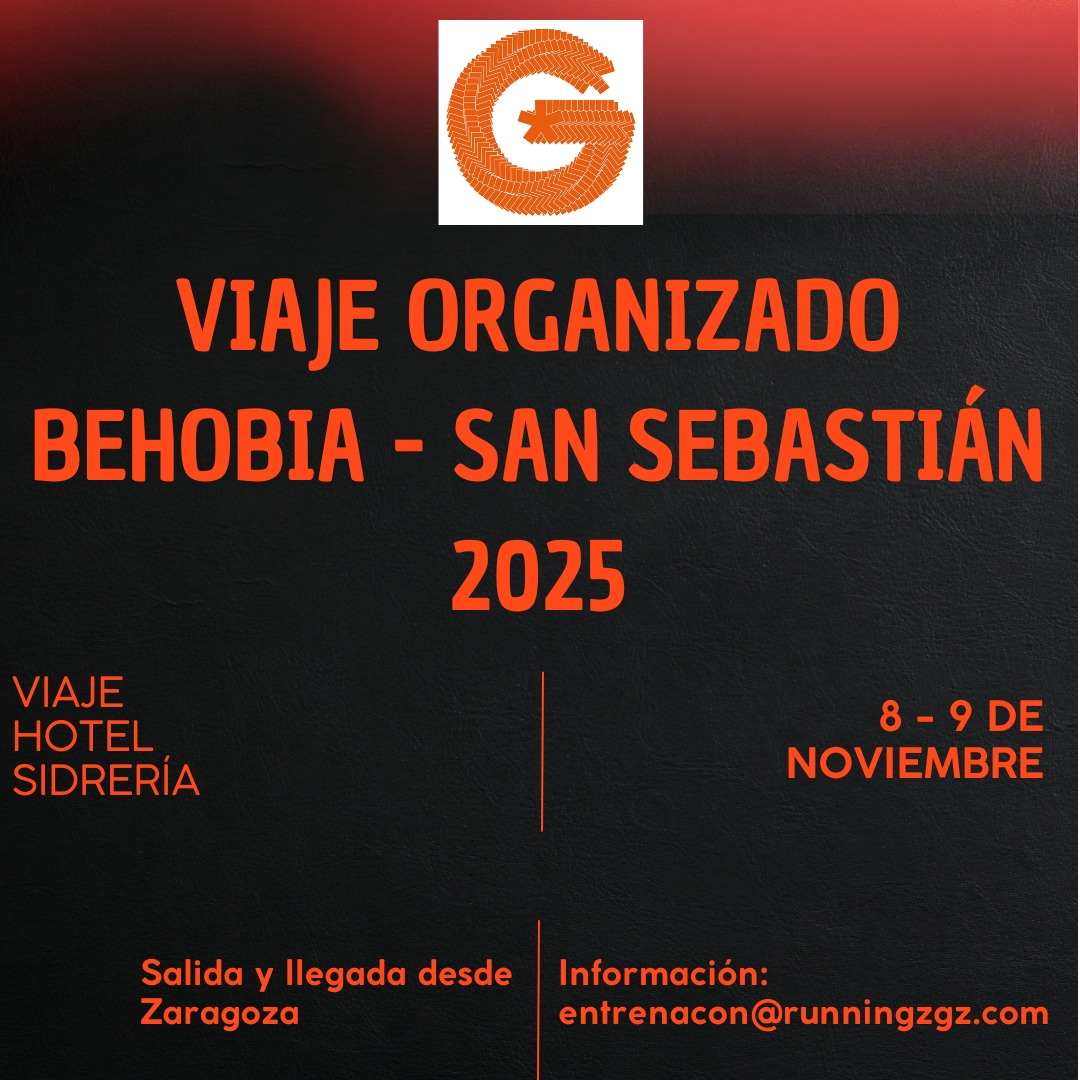VIAJE ORGANIZADO BEHOBIA - SAN SEBASTIÁN 2025 - Inscriu-te